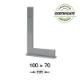 Anslagsvinkel 100x70 mm DIN 875/1 (Inkl. Certifikat)